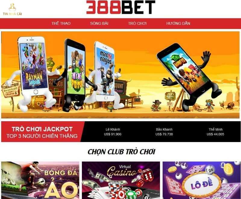388bet - Nhà cái cá cược với độ uy tín top đầu hiện nay 5 Sản phẩm giải trí nhà cái 388bet mang đến anh em khá chất lượng