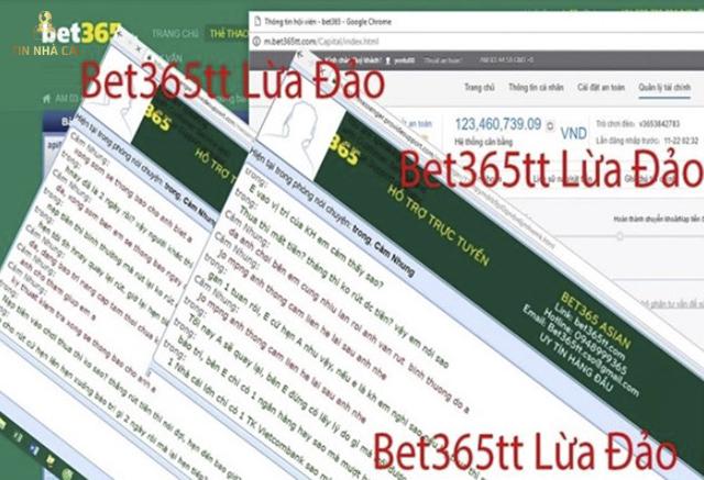 Nhà cái bet365 lừa đảo - Sự thật hay tin đồn nhảm? 6 Bet365 hoàn toàn không phải là một nhà cái lừa đảo người chơi