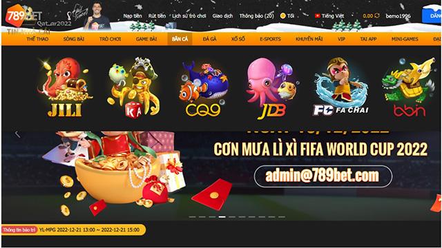 Bắn cá đổi thưởng 789bet