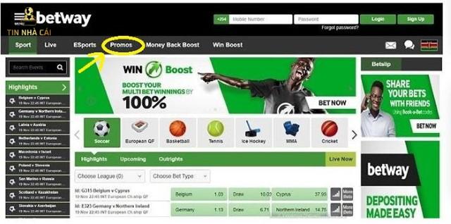 Review chi tiết từ A tới Z về nhà cái Betway bạn nên biết 18 Betway tặng 100% tài khoản đăng ký mới