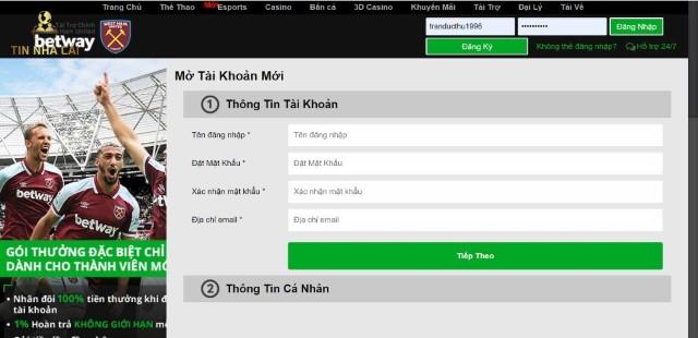 Review chi tiết từ A tới Z về nhà cái Betway bạn nên biết 21 Các bước đăng ký tài khoản Betway chi tiết nhất