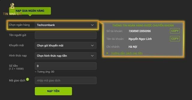 zbet lừa đảo Các hình thức nạp tiền zbet