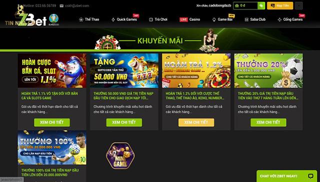 Khuyến mãi Zbet Chương trình khuyến mãi hấp dẫn chỉ có tại Zbet