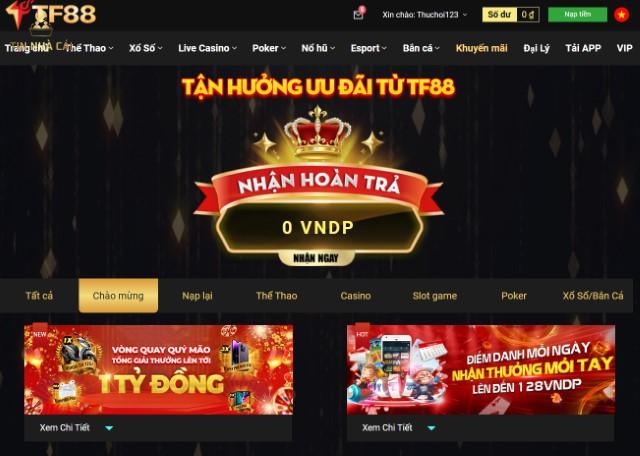Tìm hiểu nhà cái cá cược hàng đầu Việt Nam - TF88 từ A - Z 42 Cơ hội nhận ngay phần thưởng từ những chương trình khuyến mãi TF88