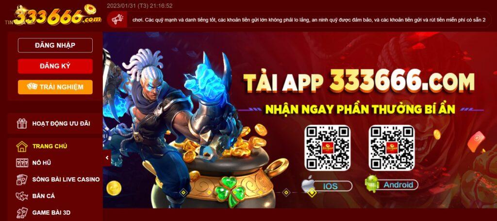 333666 - Nhà cái đẳng cấp thưởng khủng mọi thành viên 5 nhà cái uy tín 333666