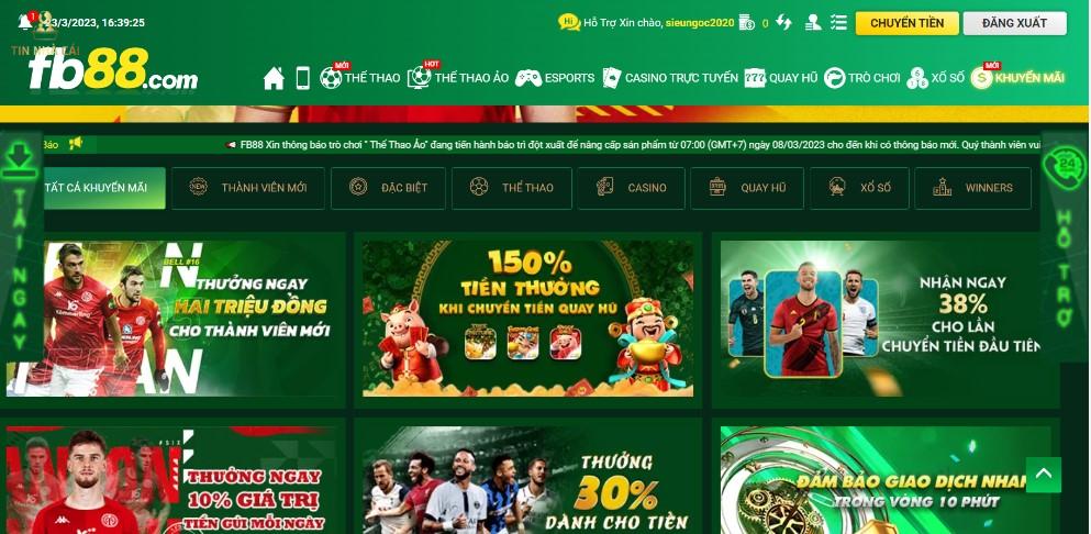 FB88 - Địa chỉ cá cược hot nhất đến từ châu Âu 27 Các chương trình khuyến mãi FB88 có gì đặc biệt