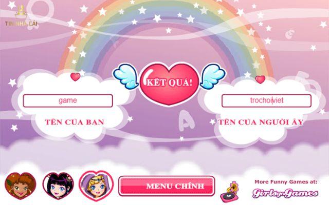 Top 5 Tựa Game Bói Tình Yêu Theo "Tên & Tuổi" HOT Nhất 13 Game bói tình yêu 3 - Game bói dựa trên tên và cung hoàng đạo