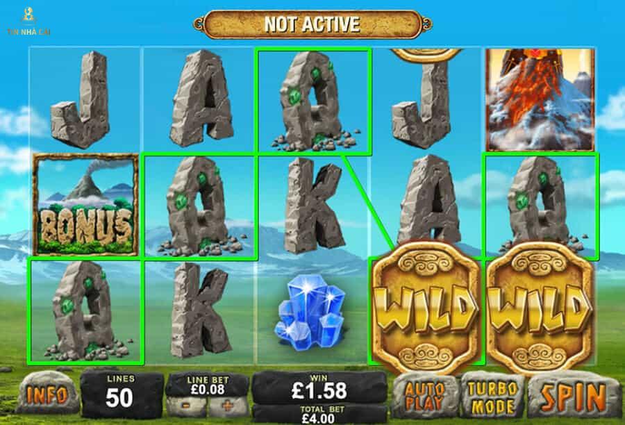 Biểu tượng Wild trong Jackpot Giant Slot