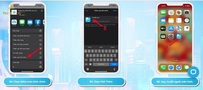 Jun88 - Nhà cái giải trí giúp người chơi kiếm tiền tỷ 32 Quá trình tải app cho IOS hoàn thành