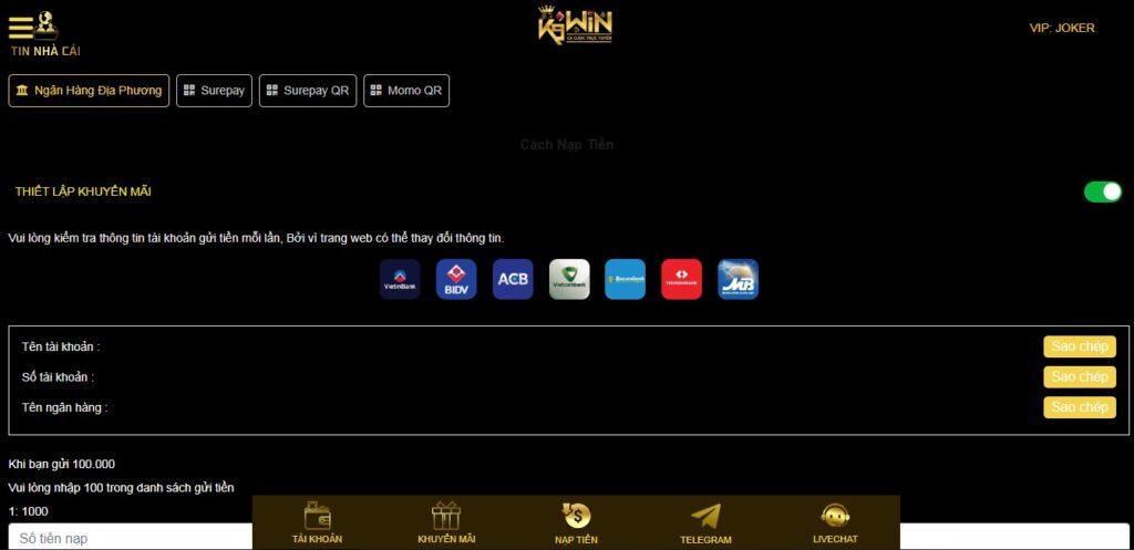 K9win - Thương hiệu nhà cái số 1 về chất lượng, uy tín 24 K9win hỗ trợ khách hàng giao dịch tiện lợi với đa phương thức