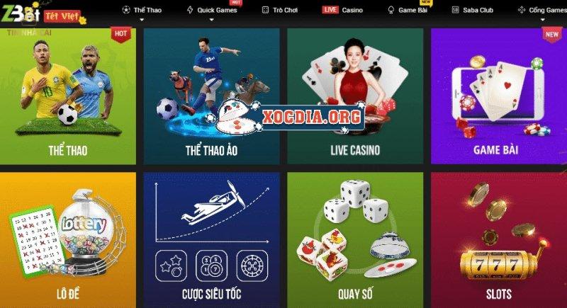 Zbet Link Chính Thức Vào Nhà Cái Zbet "Uy Tín Số 1" 4 Kho game khổng lồ của zbet
