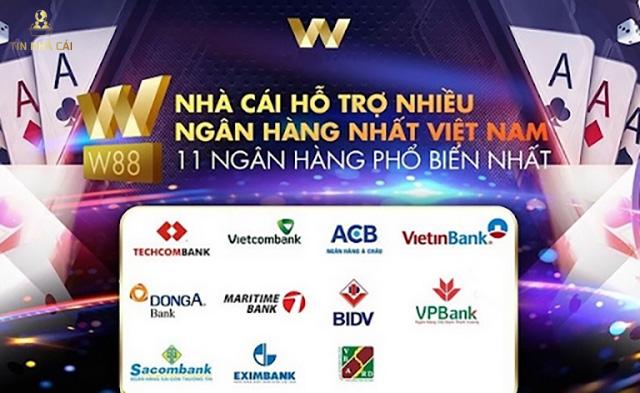 nạp tiền w88 Nạp tiền w88 qua tài khoản ngân hàng