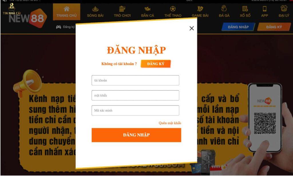 New88 - Thế giới giải trí thực thụ với tiền thưởng khủng 32 Thông tin đăng nhập vào nhà cái New88 rất đơn giản
