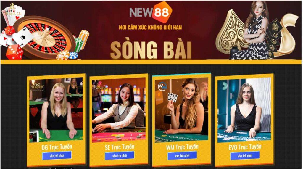 New88 - Thế giới giải trí thực thụ với tiền thưởng khủng 25 Sòng bài tại New88