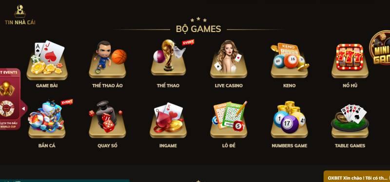 Review về nhà cái Oxbet chi tiết dành cho người mới 7 Các sản phẩm có tại nhà cái Oxbet