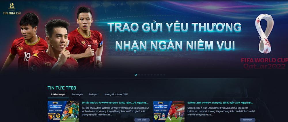 Tìm hiểu nhà cái cá cược hàng đầu Việt Nam - TF88 từ A - Z 28 Cập nhật link truy cập chính thức vào nhà cái TF88