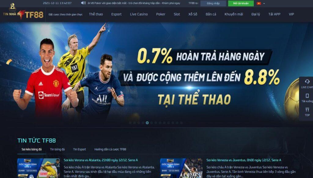 Tìm hiểu nhà cái cá cược hàng đầu Việt Nam - TF88 từ A - Z 31 Nhà cái TF88 hiện nay đã đầy đủ giấy tờ pháp lý cần thiết