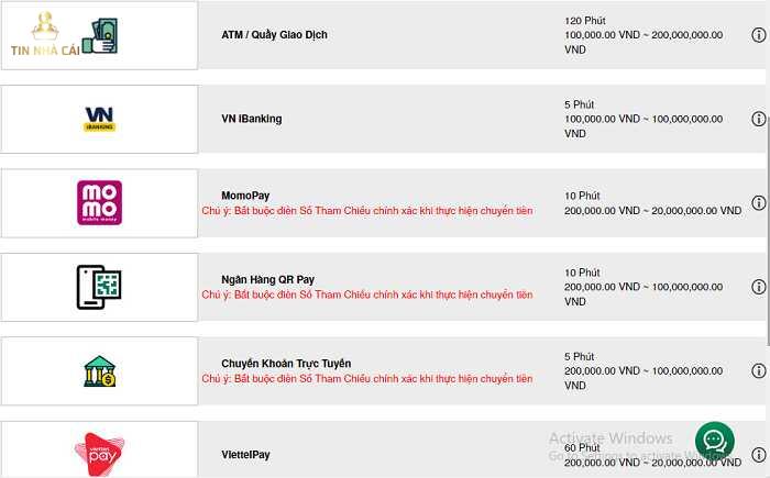 V9Bet là nhà cái như thế nào? Có đặc điểm gì? 12 Giao dịch nạp tiền tại V9Bet