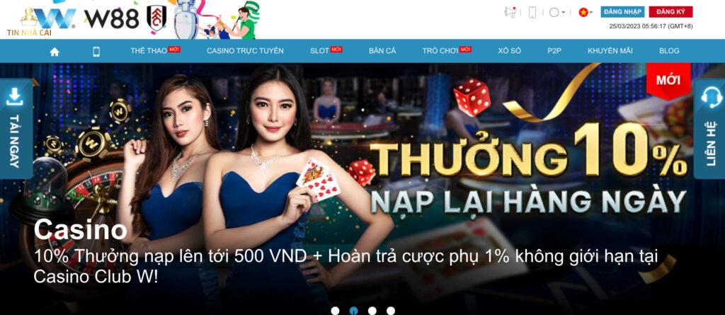 W88 - "Ông trùm" của ngành giải trí cá cược online 20 W88 đã không ngừng nỗ lực và cố gắng phát triển