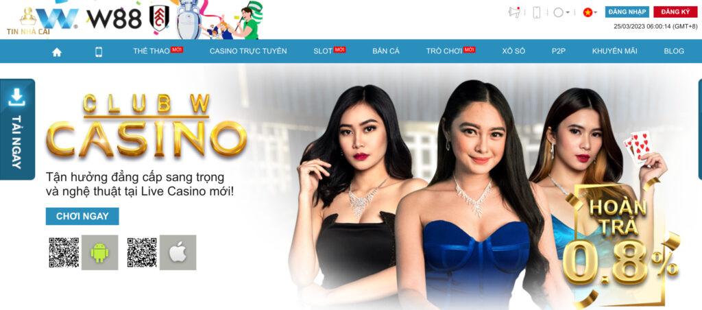 W88 - "Ông trùm" của ngành giải trí cá cược online 22 W88 đang cung cấp các sản phẩm casino online quen thuộc