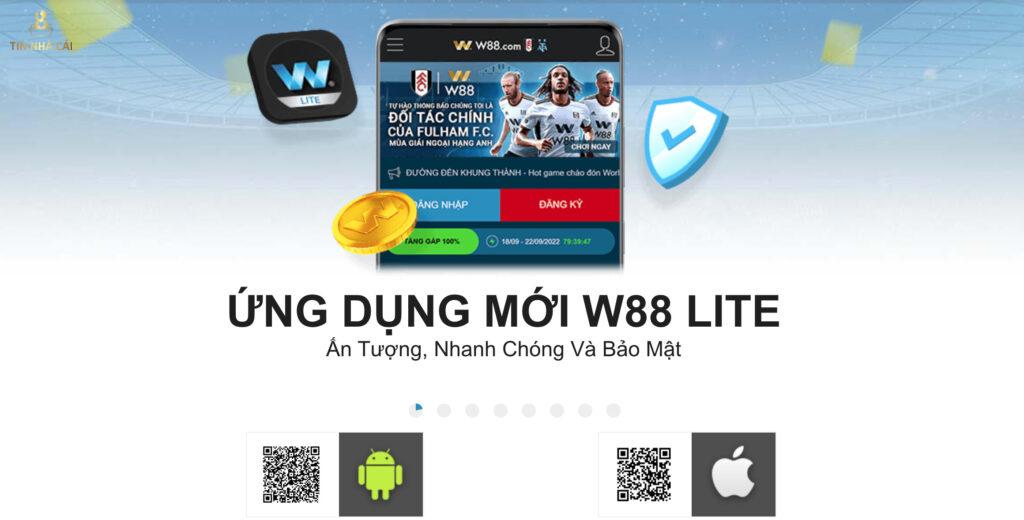 W88 - "Ông trùm" của ngành giải trí cá cược online 28 App W88 còn hỗ trợ cài đặt trên cả thiết bị iOS và Android