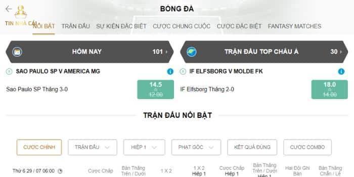 Top 10+ trang nhà cái cá độ online uy tín nhất Việt Nam (5)