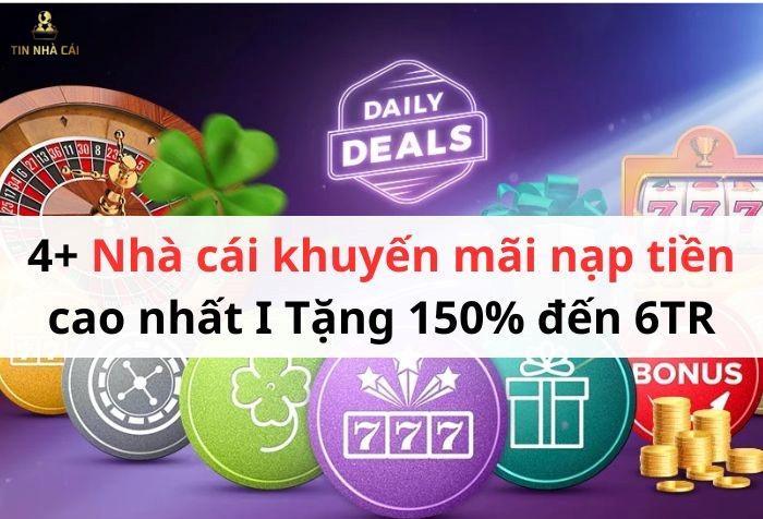 Nhà cái tặng khuyến mãi nạp tiền