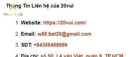 Có cung cấp thông tin liên hệ rõ ràng