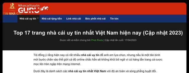 Tìm hiểu +7 tiêu chí đánh giá của Nhà cái uy tín Guru