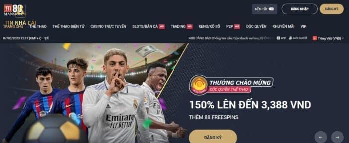 giao diện nhà cái M88