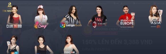 đối tác cung cấp game slot của M88