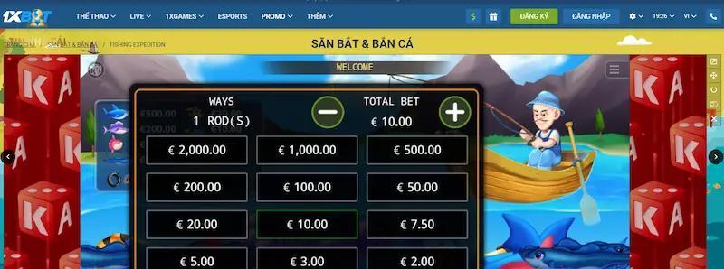 Chơi Bắn cá 1xBET có gì hay?