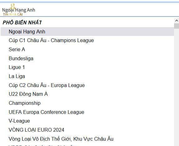 bang-xep-hang-bong-da