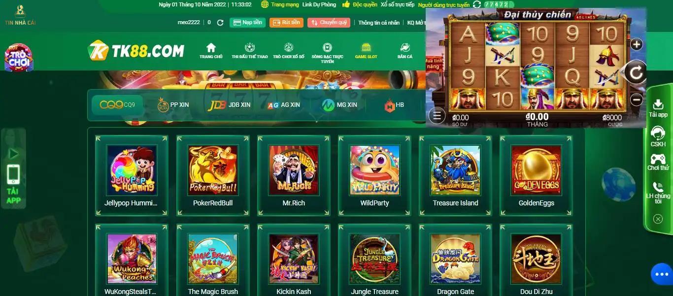 Cổng game TK88 -  "thiên đường của cá độ Việt"