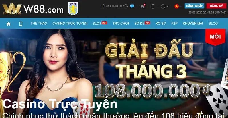 W88 - Cổng game cá cược uy tín hàng đầu Việt Nam